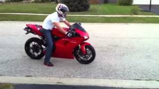 07 Ducati 1098 Arrow exhaust Slip Ons [upl. by Lenaj]