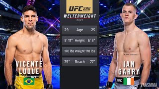 VICENTE LUQUE VS IAN GARRY FULL FIGHT UFC 296 [upl. by Lewej]