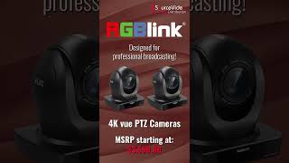 NEW From RGBlink The 4K vue PTZ Cameras [upl. by Agata286]