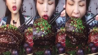 ASMR MUKBANG  Teriyaki Pork Braised Pork Belly Fried Chicken Feet Snail Noodles Spicy Seafood [upl. by Pierpont]