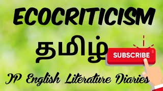 Ecocriticism Summary in Tamil [upl. by Odnanreh989]