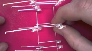 3D LED Cube Assembly [upl. by Eseenaj]