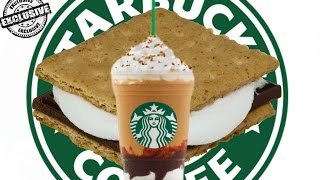 NEW EXCLUSIVE STARBUCKS SMORES FRAPPUCCINO REVIEW  125 [upl. by Aineles]