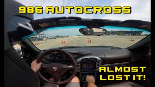 The Perfect Autocross Car 986 Porsche Boxster S 550 Spyder [upl. by Annayi474]