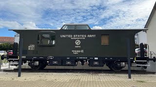 Historischer USMilitärwaggon in Helmstedt [upl. by Anitap]