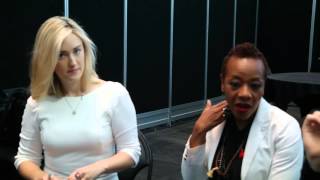 Blindspots Ashley Johnson May and Marianne Jean Baptiste Patterson Interview [upl. by Ulland49]