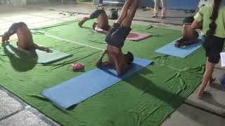 Inter District Yoga Competition in Karimnagar Part 1My Participation [upl. by Dorej423]