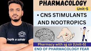 Cns stimulant and nootropics  Cns stimulant and nootropics pharmacology  pharmacology unit 5 [upl. by Bathilda926]