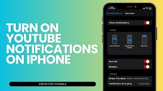 How To Turn On YouTube Notifications On iPhone [upl. by Peonir]