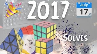 Quelques Solves en 2017  Bonne Année [upl. by Normak]