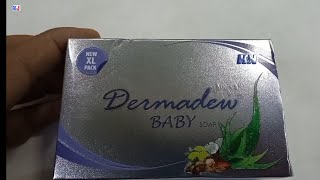 Dermadew Baby Soap  Dermadew XL Baby Soap  Dermadew Baby Soap uses benefit Review Hindi [upl. by Badger238]