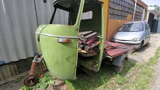 Oldtimer Piaggio Ape der Friedhof der 3 Räder [upl. by Aseret106]