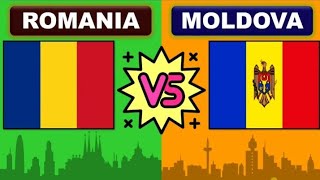 Romania vs Moldova  country comparison [upl. by Naggem958]