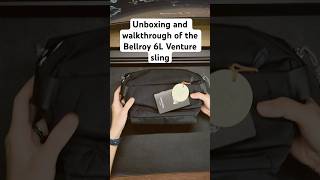 Unboxing the Bellroy 6L Venture Sling  crossbodybag unboxing travelsling [upl. by Azarria]