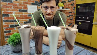 बड़ेबड़े Café और Restaurant के महंगे Shakes अब बनेंगे सस्ते और बड़ी आसानी से  Milk Shakes Recipes [upl. by Kiona159]