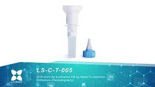 LONGSEE selftest 2019nCoV Ag amp Influenza AB Ag Rapid CoDetection KitImmunoChromatography [upl. by Uah78]