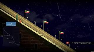 KPoint Ski Jumping Harrachov GameplayLink in discription [upl. by Cyrille]