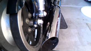 2005 Harley Davidson Sporty 1200c Baffle Removal [upl. by Foote]