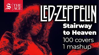 100 covers of Stairway to Heaven by Led Zeppelin in one epic mashup [upl. by Wadleigh]