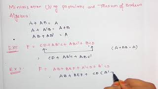 Boolean function minimization [upl. by Nnylyram]