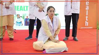 Learn the lifesaving technique of CPR at the Health Pavilion of IITF2024 [upl. by Witte273]