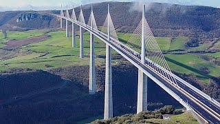 🇫🇷 The Massif Central  Millau Viaduct [upl. by Leena]