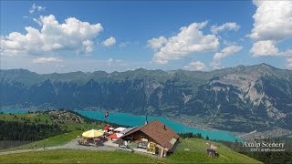 4K Hilten Axalp Brienz Berner Oberland SWITZERLAND アルプス山脈 [upl. by Erdua]