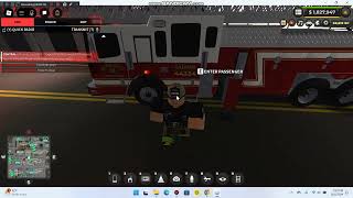 Roblox liberty County l am finishing putting out the fire [upl. by Naicul]