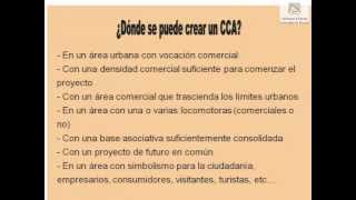 Partenariados públicoprivados en España los Centros Comerciales Abiertos CCA [upl. by Wanids]