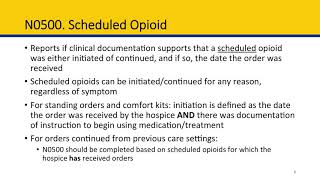 Module 6 Hospice Item Set Section N Medications [upl. by Bela]