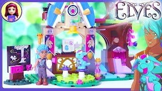 LEGO Elves Elvendale School of Dragons Build Review Silly Play  Kids Toys [upl. by Notsnorb]