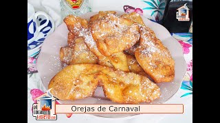 Orejas de carnaval receta tradicional [upl. by Brosine]