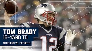 Tom Brady Leads Efficient 80yard TD Drive  Steelers vs Patriots  AFC Championship Highlights [upl. by Luna669]