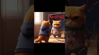 Revenge of father 😭😭  white cat 🥊 yellow cat  cat kitten cute catlover cutecat shorts 1 [upl. by Odyssey]