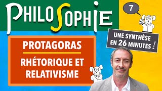 Philosophie UReP 7 — PROTAGORAS  rhétorique et relativisme les Sophistes [upl. by Server]