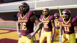 EA Sports College Football 25 Central Michigan Football Entrance [upl. by Nahs]