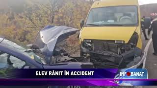 Elev rănit în accident [upl. by Cosetta]