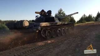 T72 HighSpeed RUN in the Woods [upl. by Qiratla]