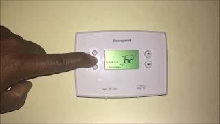 How To Easily Program a Honeywell Thermostat [upl. by Kaylee932]