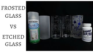 Frosted Spray Paint VS Etched Glass [upl. by Marks]