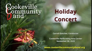 Cookeville Community Band  A Charlie Brown Christmas [upl. by Ynafit268]