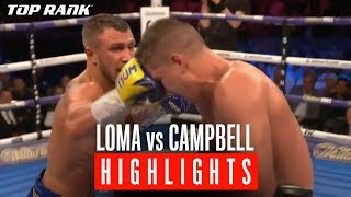 Loma vs Campbell  Highlights as Loma Gets 3rd Belt [upl. by Shel]