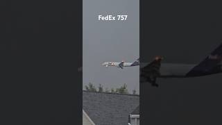 Beautiful Evening FedEx 757200F landing Portland Jetport PWM shorts plane planespotting fedex [upl. by Col]