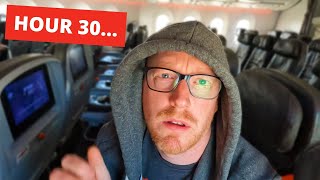 I Flew Around The World in 80 HOURS on LOW COST Airlines [upl. by Hilly]