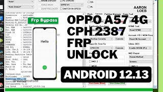 OPPO A57 4G CPH2387 ANDROID 121311 FRP BYPASS UMT MTK TOOL [upl. by Annuhsal]