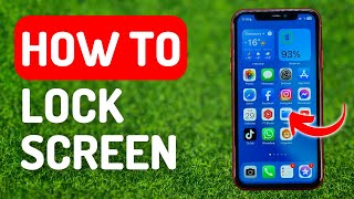 How to Lock Screen on iPhone  Full Guide [upl. by Lavotsirc]