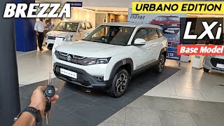 Maruti Suzuki Brezza LXi Urbano Edition 2024 ❣️ मात्र ₹15 हज़ार में Base से Top बनाए इस Edition में [upl. by Adnoek]