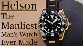 Helson Shark Diver Review  The Manliest Mans Watch Ever Made  The Best Dive Watch Under 1000 [upl. by Anna-Diane]