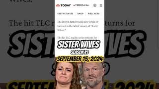 SISTER WIVES Season 19 Trailer  New Season Premieres September 15 2024 [upl. by Ycart623]