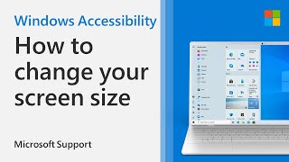 How to adjust screen size in Windows 10  Microsoft [upl. by Nareht]